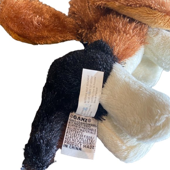 COPY -💕2 FOR $17 💕 1 GANZ Lil' Kinz Basset Hound HS013 Small Plush Dog NO Code - Picture 7 of 8